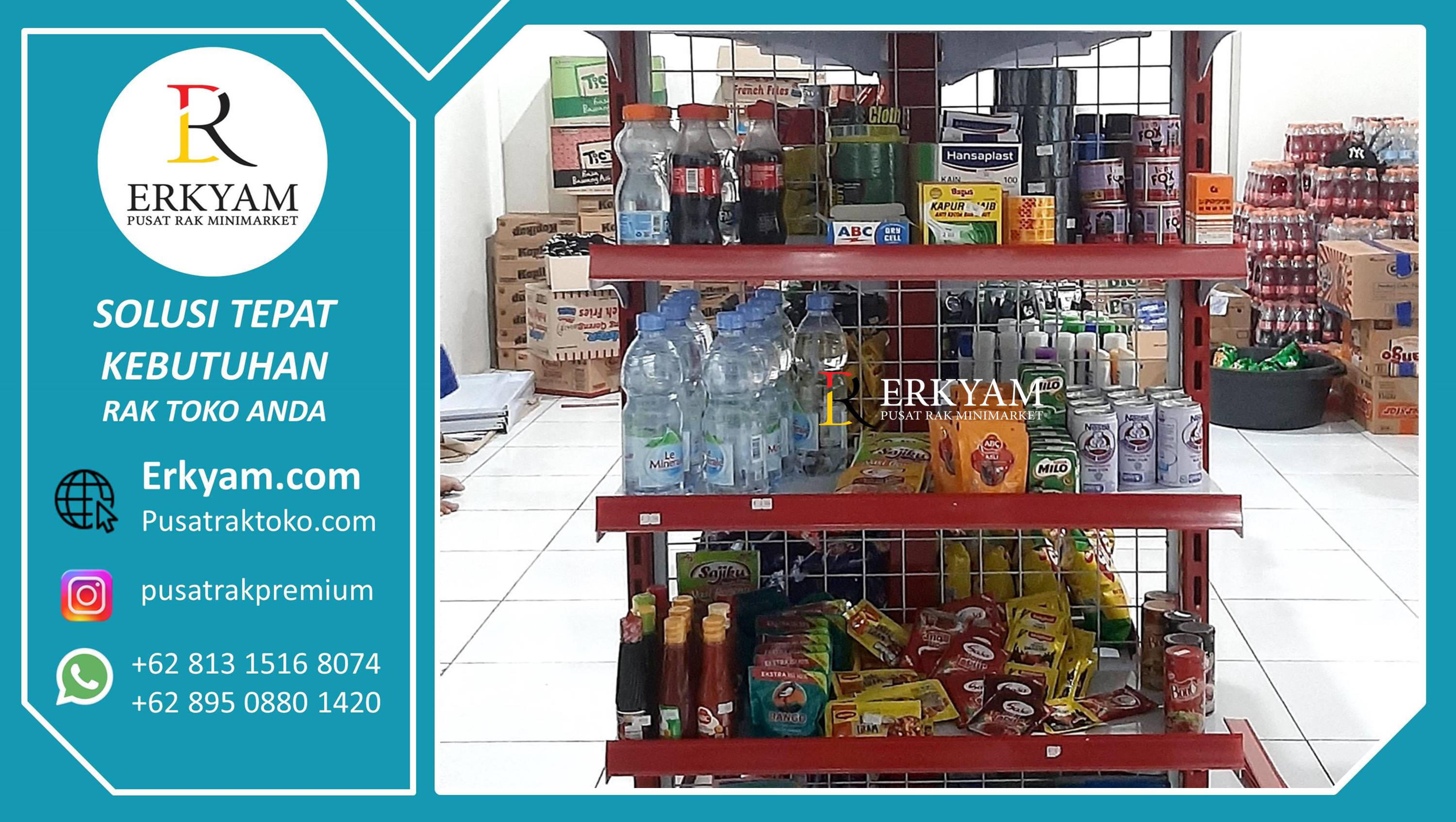 ERKYAM Pusat Rak Minimarket area Soppeng Sulawesi Selatan